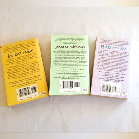 NORA ROBERTS ALL 3 BOOKS OF THE NEW IRISH TRILOGY - Picture 2 of 3